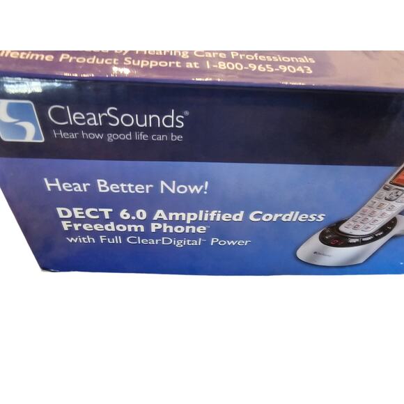 Clear Sounds A600 DECT 6.0 Amplified Freedom Phone Clear Digital Power - Picture 3 of 6